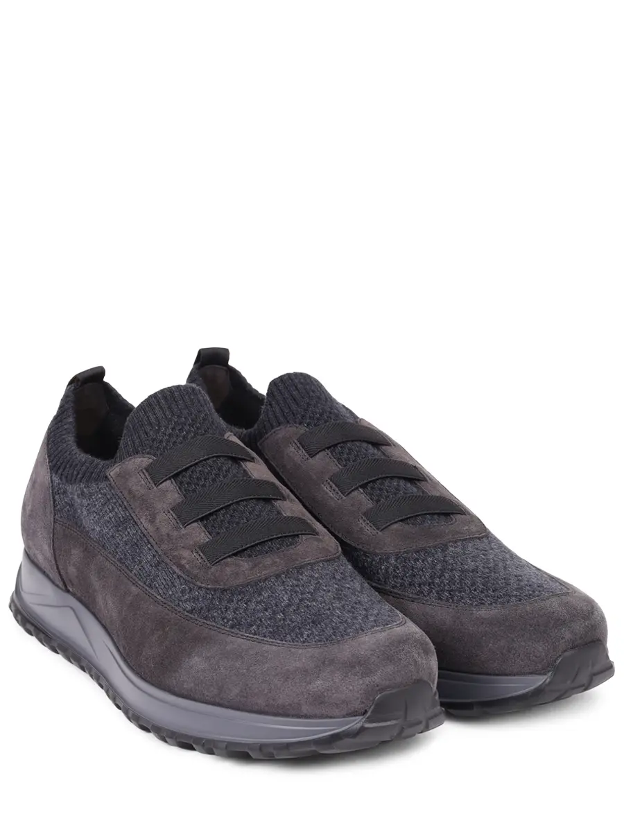 Кроссовки комбинированные на байке DOUCAL`S DU3318SYDNPX782RN05 Серый  Фото 2