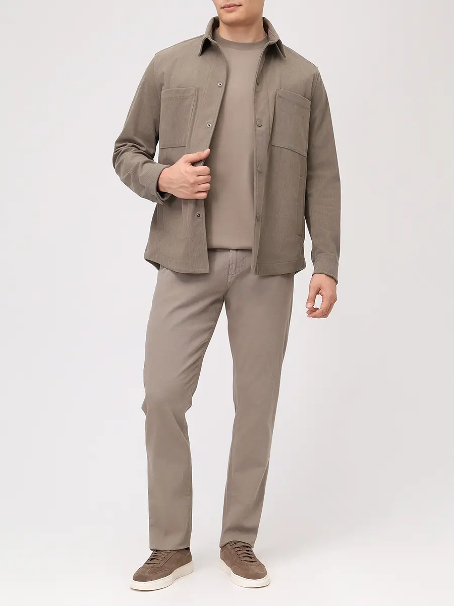 Футболка хлопковая BOSS 50520298/245 Зеленый  Фото 2