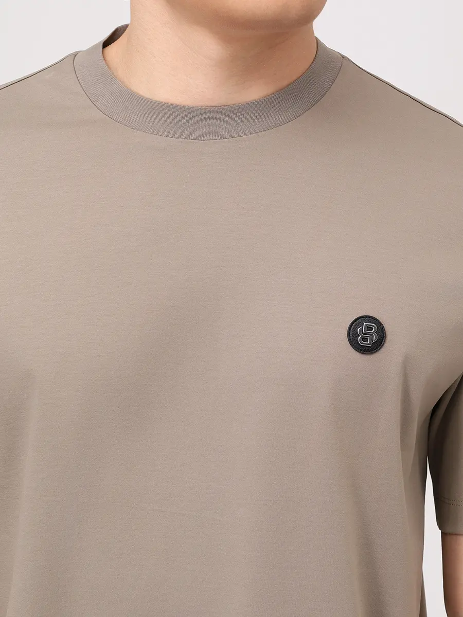 Футболка хлопковая BOSS 50520298/245 Зеленый  Фото 5