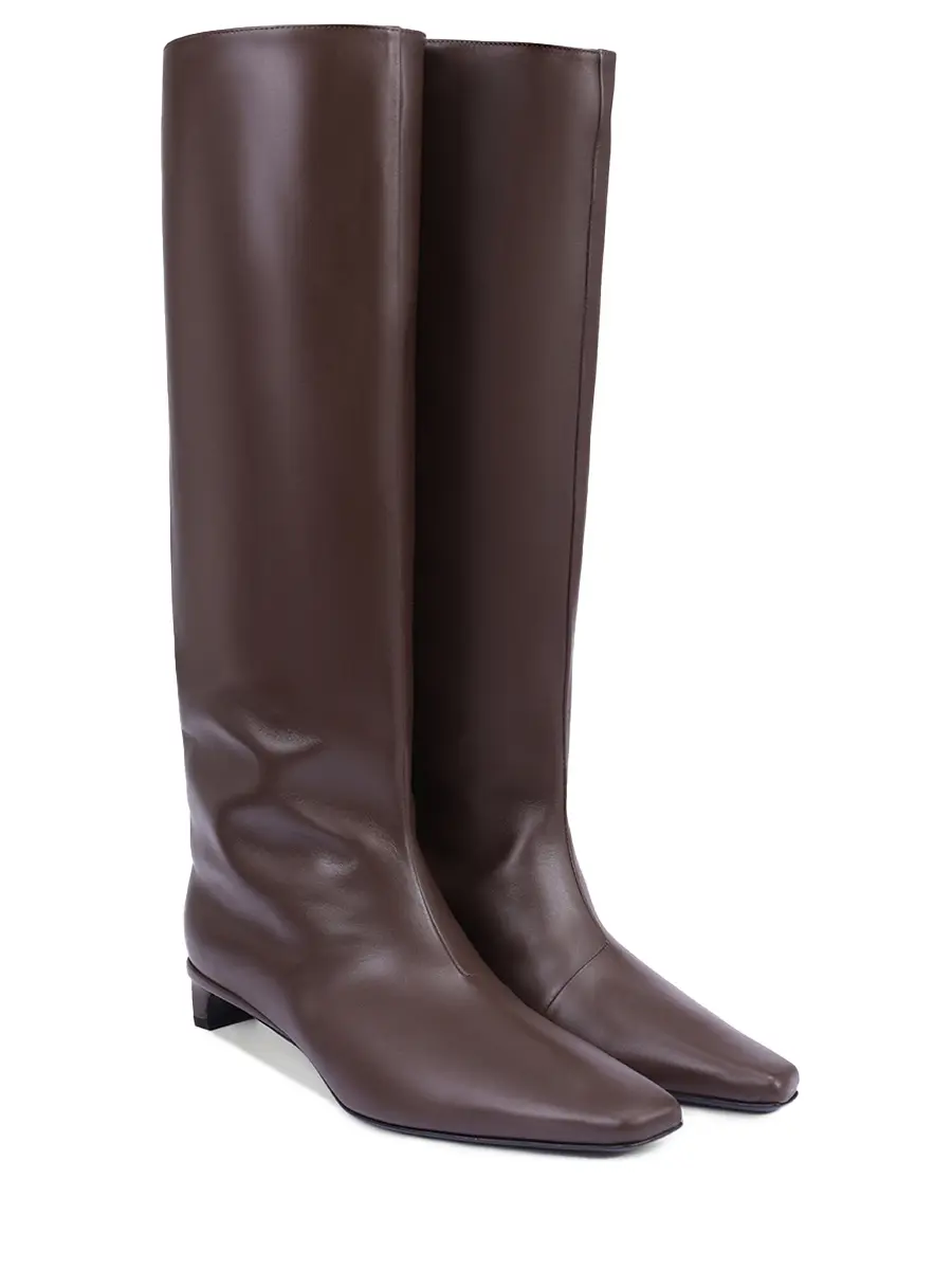 Сапоги кожаные Haven LOULOU DE SAISON HAVEN Коричневый  Фото 2