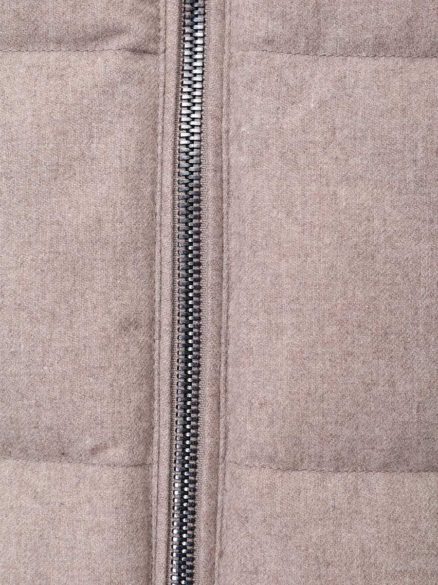 

Пуховик стеганый, Бежевый, 8P521F 25W015 BBM LEONARD