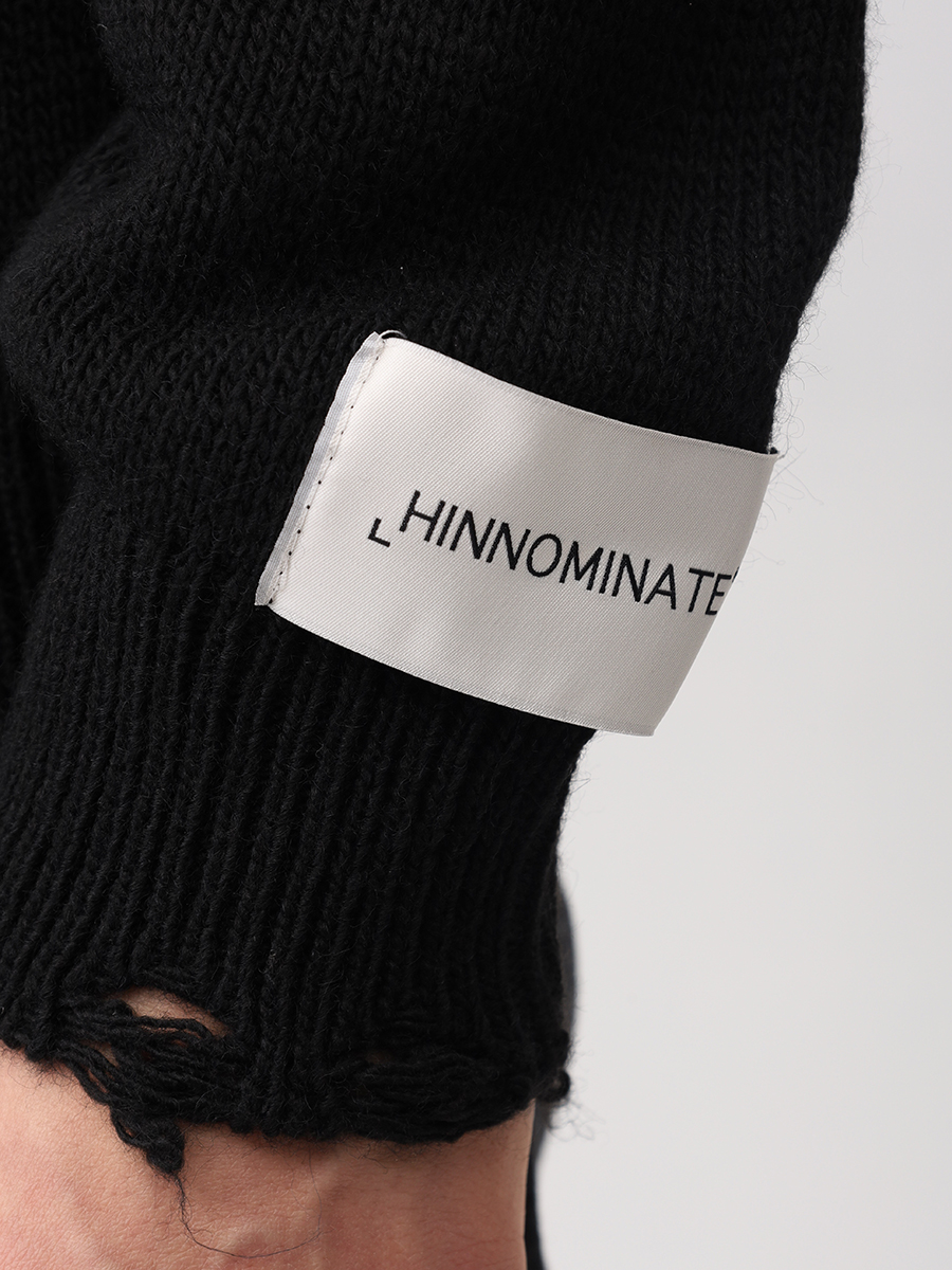 Джемпер вязаный HINNOMINATE HMABM01455 Черный  Фото 6