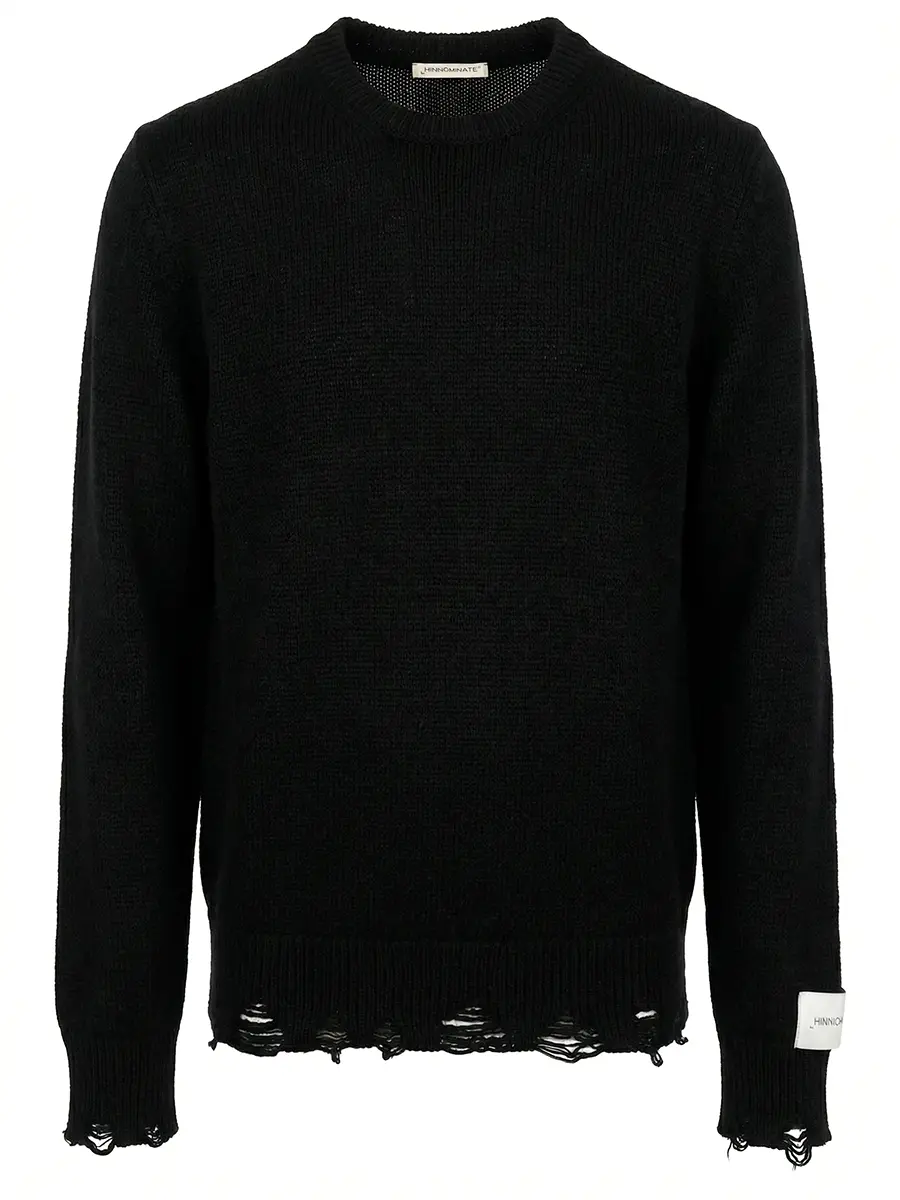 Джемпер вязаный HINNOMINATE HMABM01455 Черный 