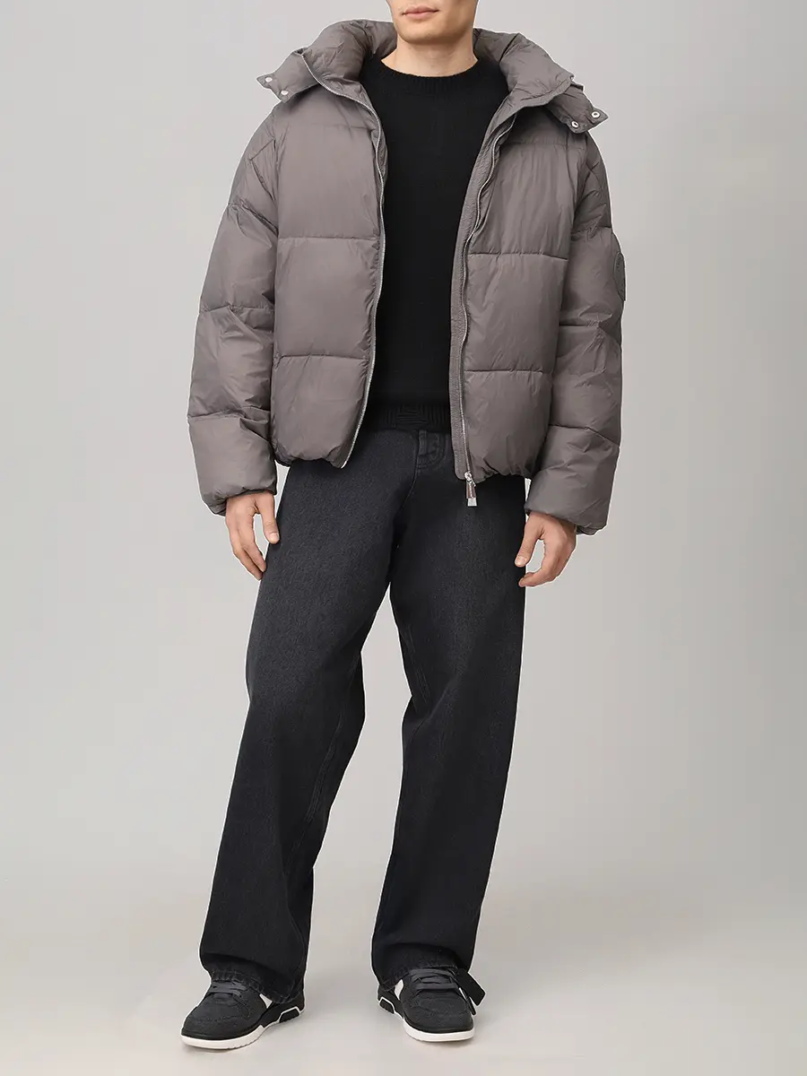 Джемпер вязаный HINNOMINATE HMABM01455 Черный  Фото 2