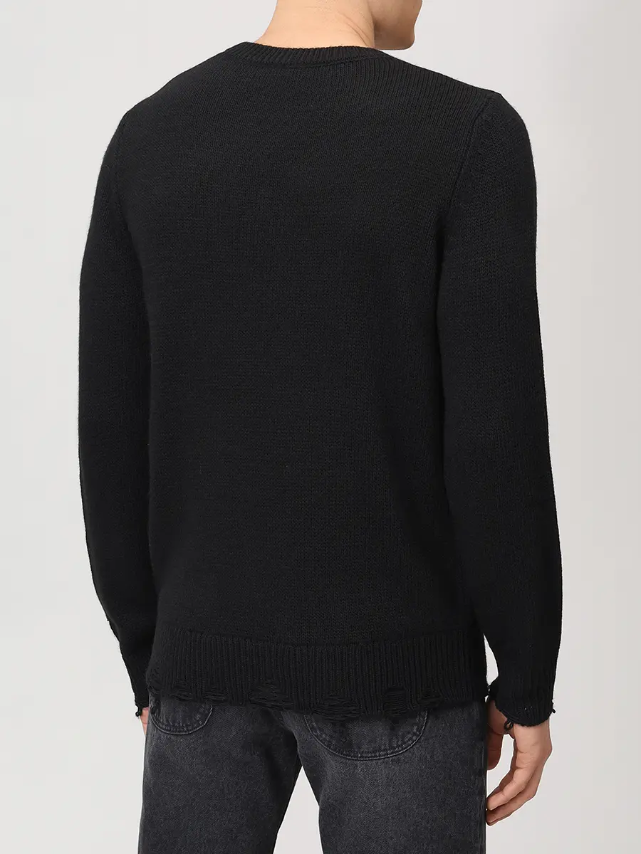 Джемпер вязаный HINNOMINATE HMABM01455 Черный  Фото 3
