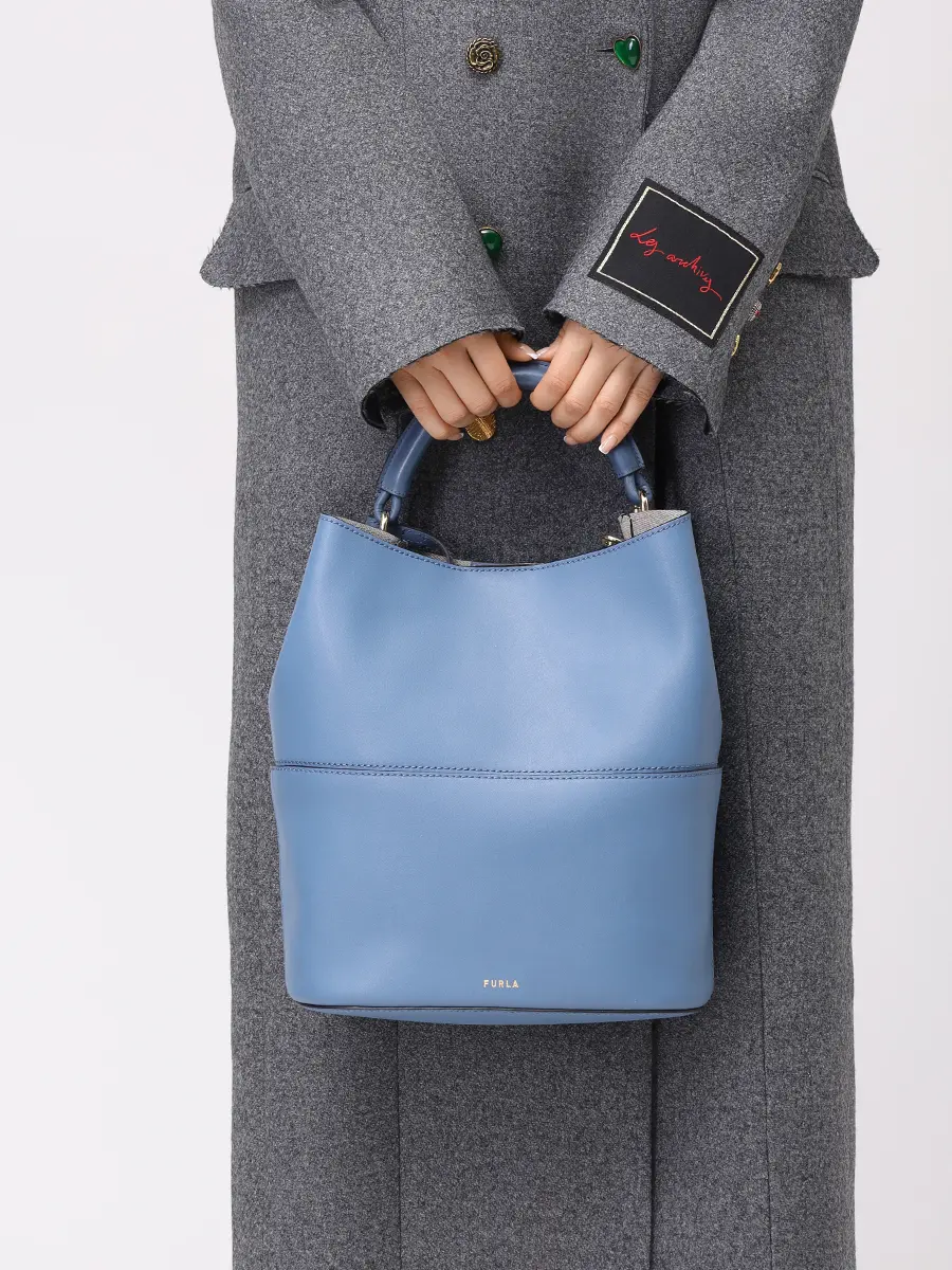 Сумка кожаная Sfera FURLA WB01679-BX3169-4245S Голубой  Фото 2