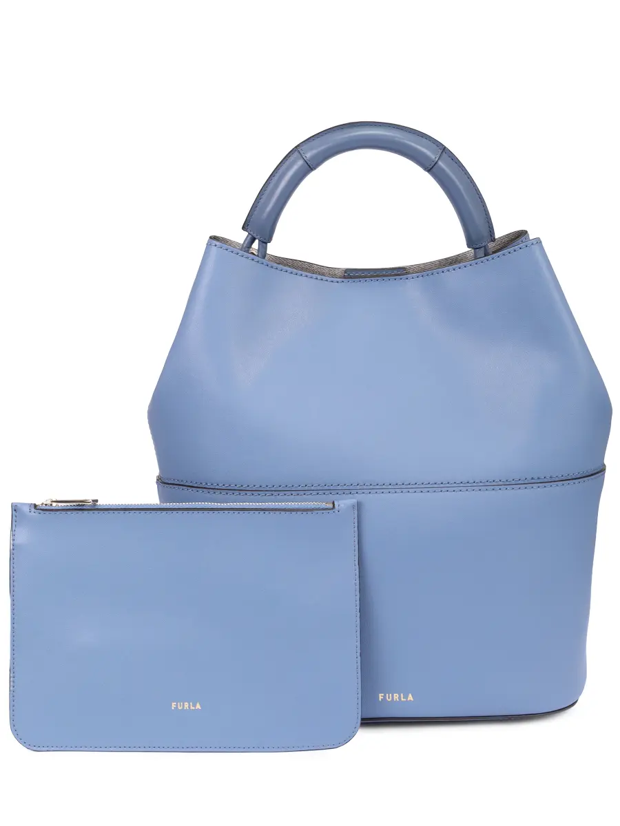 Сумка кожаная Sfera FURLA WB01679-BX3169-4245S Голубой  Фото 3