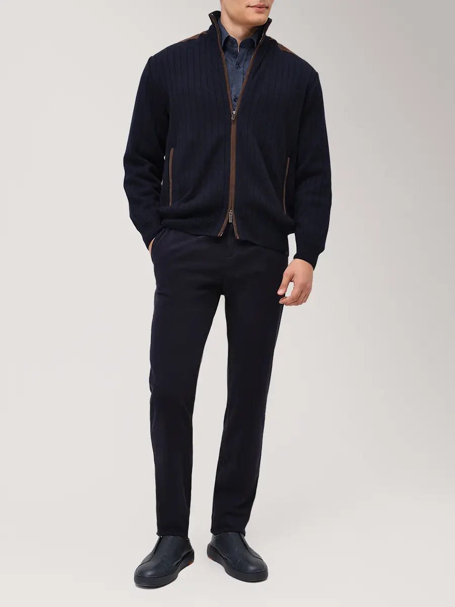 Рубашка Regular Fit хлопковая PAUL & SHARK 15313131CF/464 Синий  Фото 2