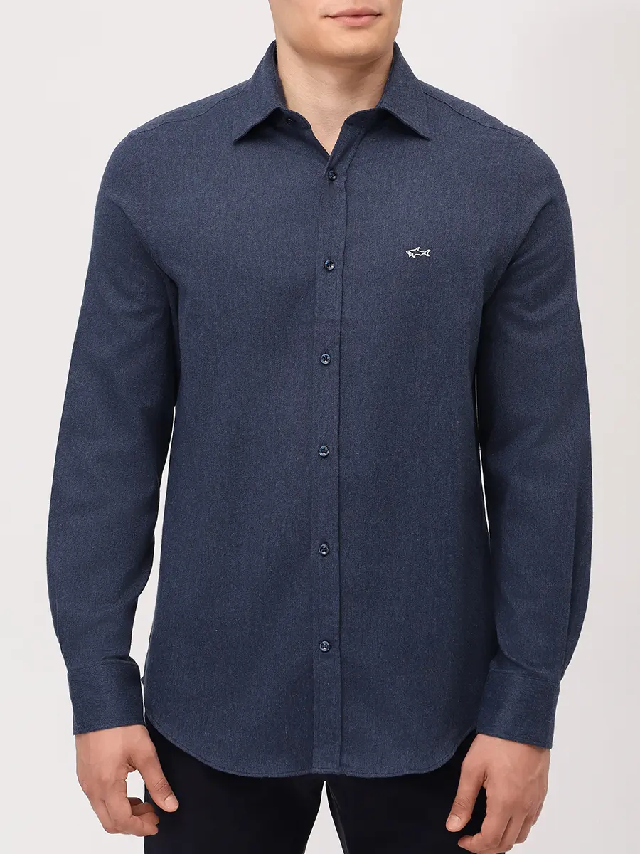 

Рубашка Regular Fit хлопковая, Синий, 15313131CF/464