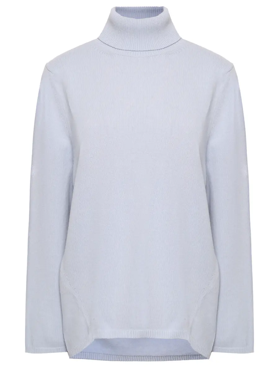 Свитер шерстяной LORENA ANTONIAZZI I25120DM34A_2472 503 Голубой 