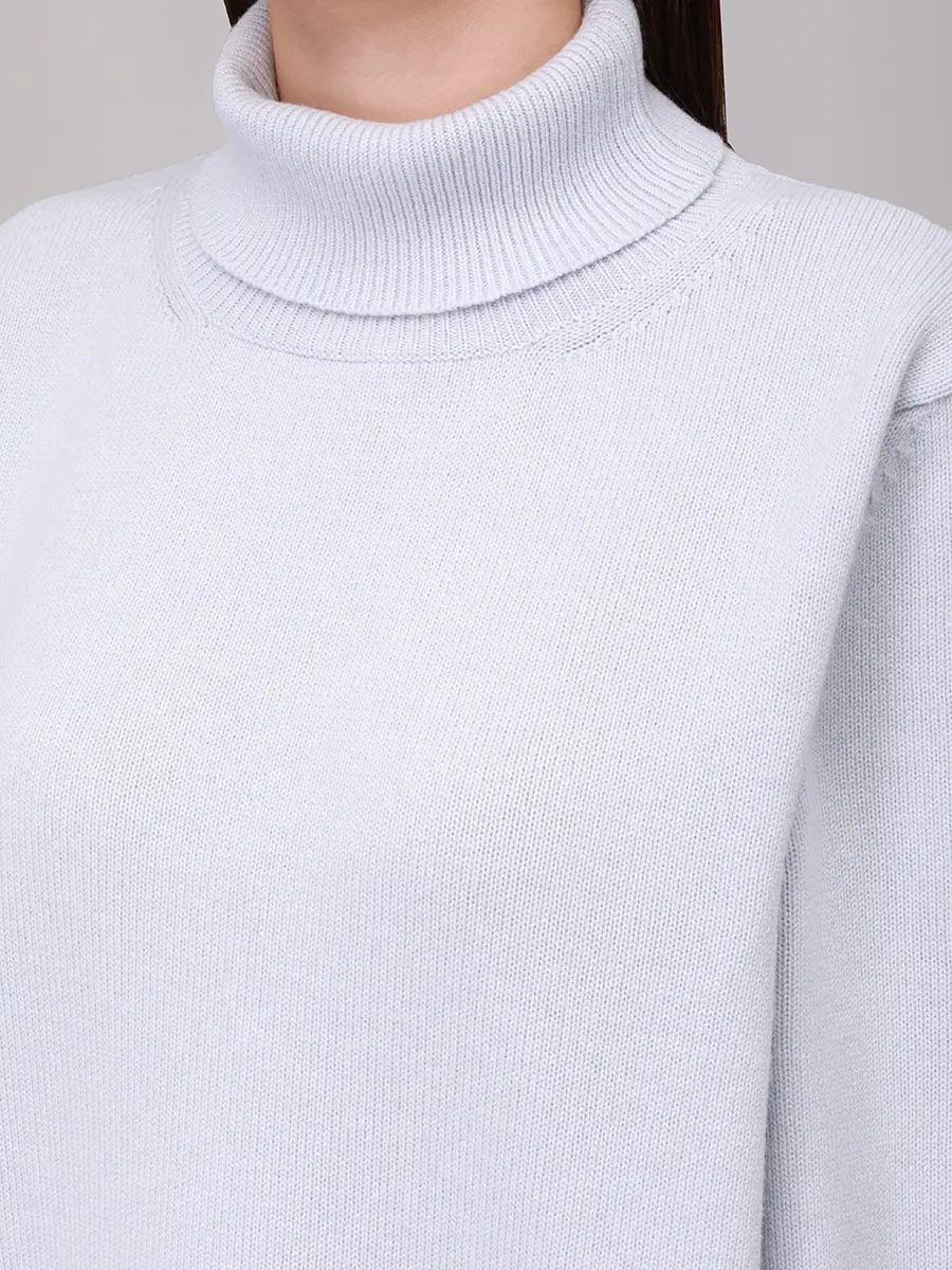 Свитер шерстяной LORENA ANTONIAZZI I25120DM34A_2472 503 Голубой  Фото 5