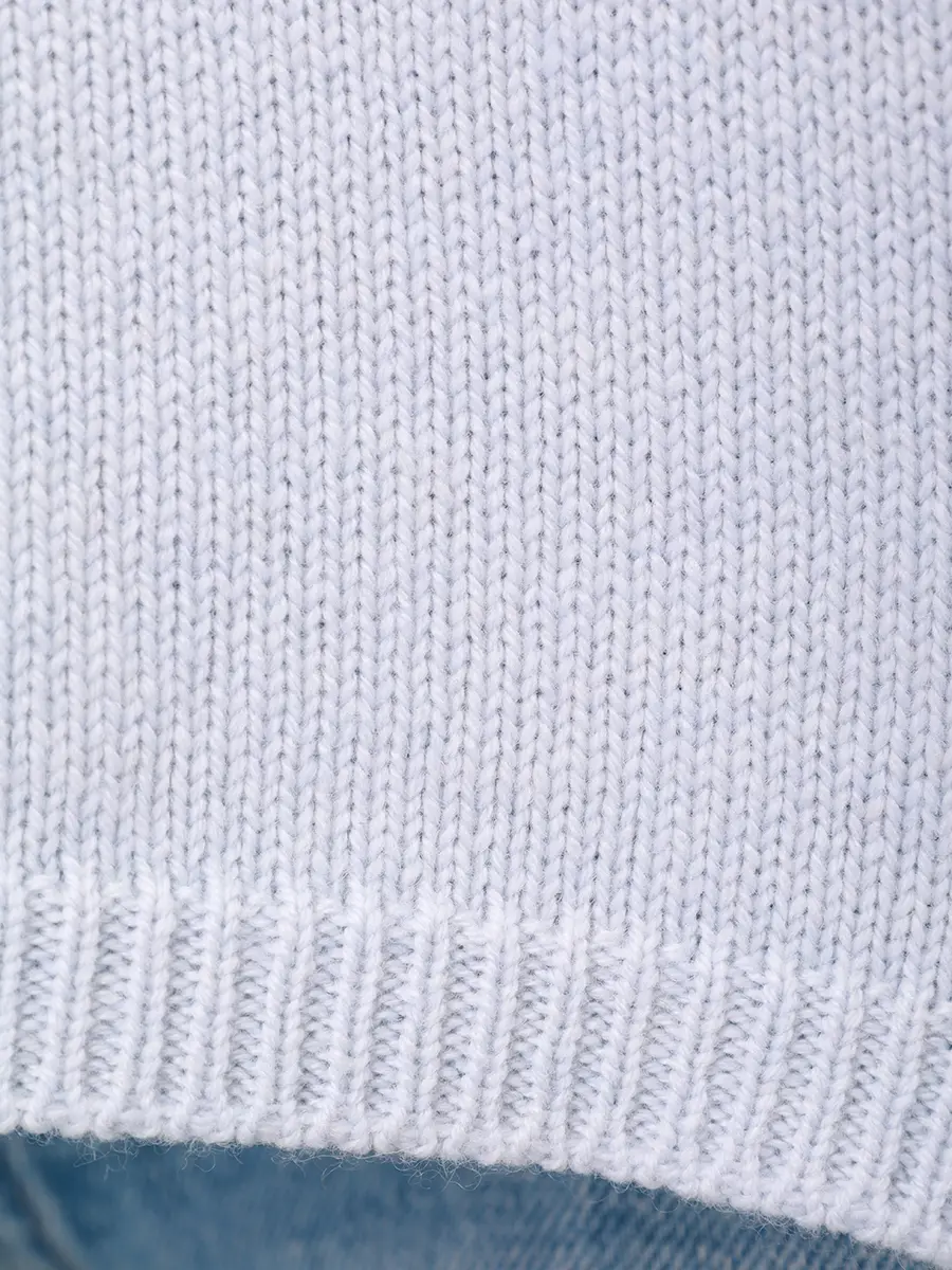 Свитер шерстяной LORENA ANTONIAZZI I25120DM34A_2472 503 Голубой  Фото 6