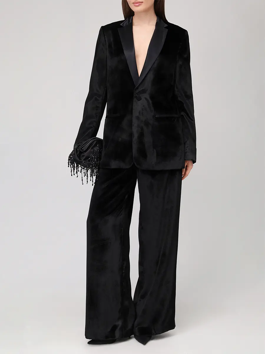 

Пиджак из вискозы, Черный, A050866450555