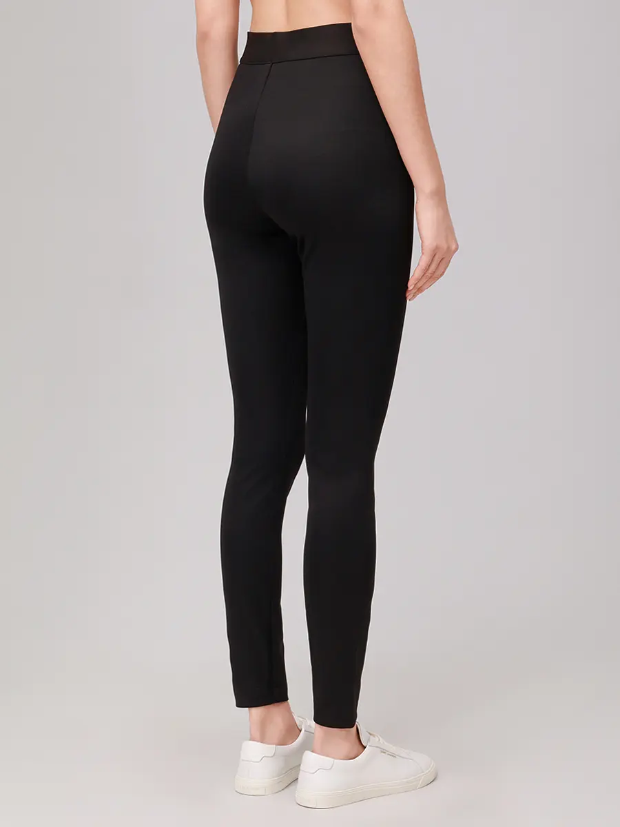 Леггинсы из вискозы DOLCE & GABBANA FTB5TT FUGRC N0000 Черный  Фото 3