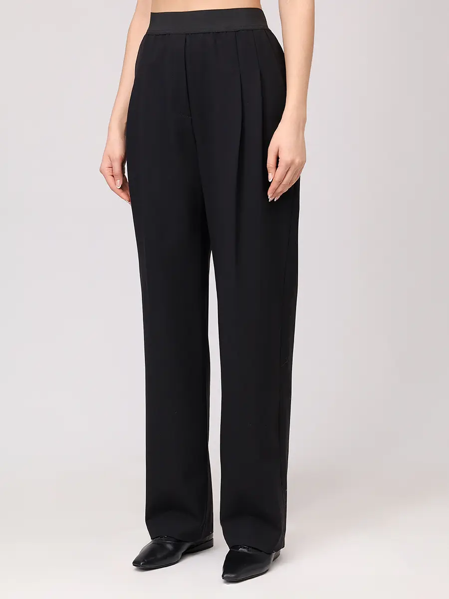 Брюки шерстяные Niro LOULOU DE SAISON NIRO Черный  Фото 4