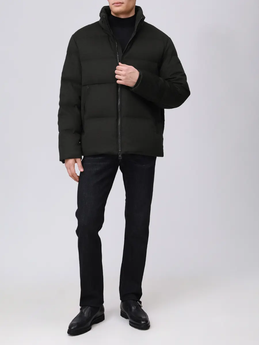 Пуховик стеганый DUNO THEUS 211 Черный  Фото 2