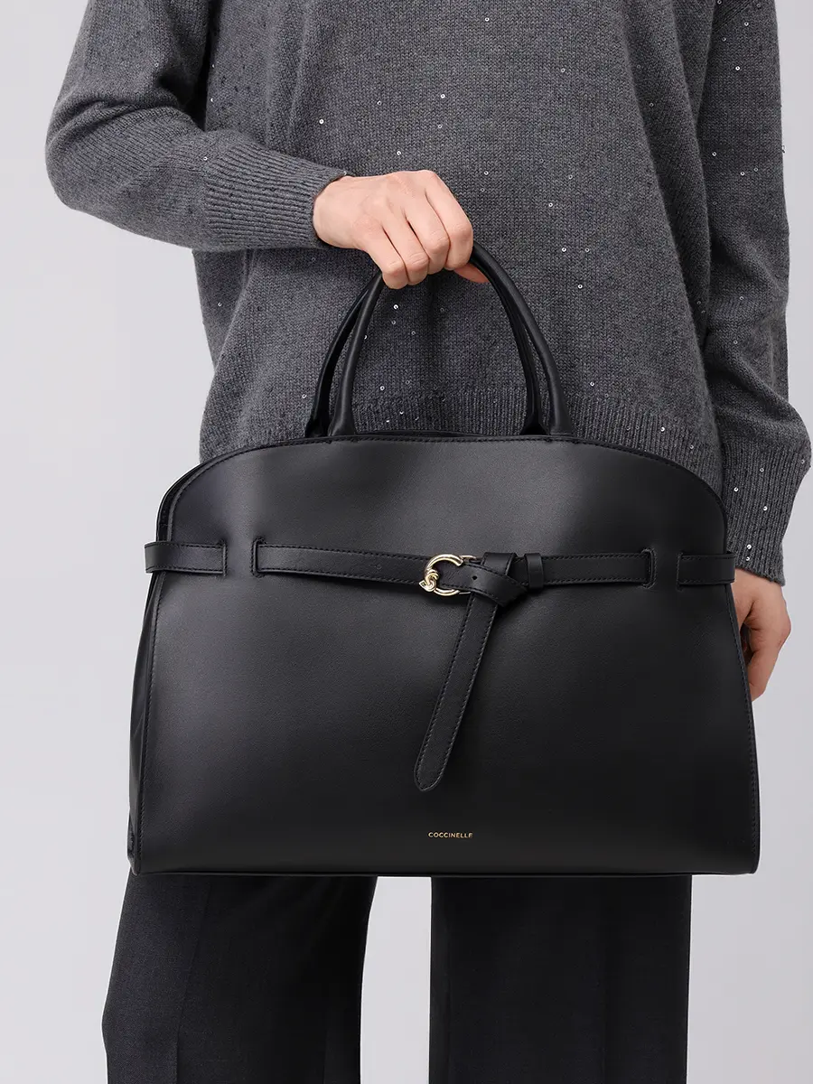 Сумка кожаная Sabine COCCINELLE E1 TLA 18 01 01/001 Черный  Фото 2