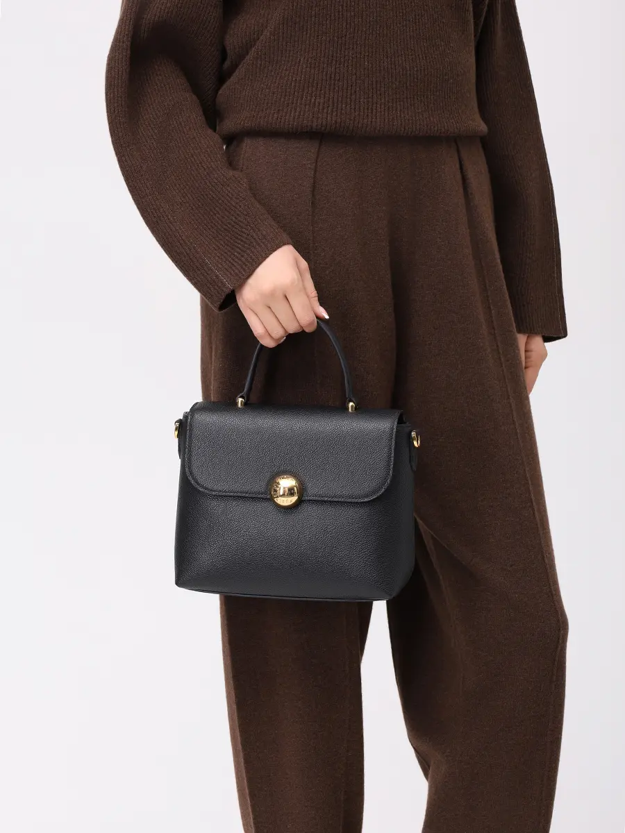 Сумка кожаная Moonlight FURLA WB01882-BX3036-O6000 Черный  Фото 2