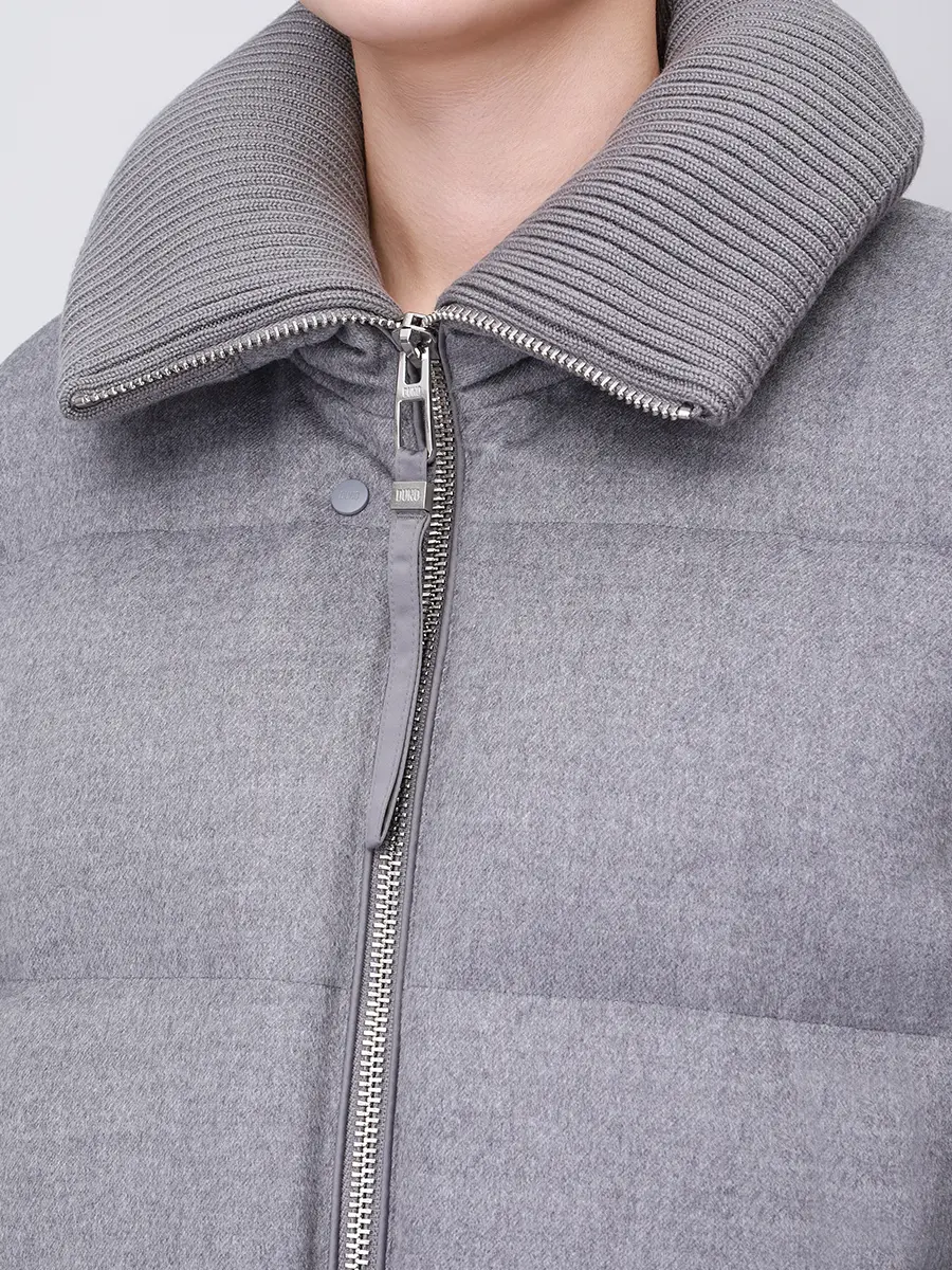 Пуховик стеганый DUNO BLANCA 410 Серый  Фото 5