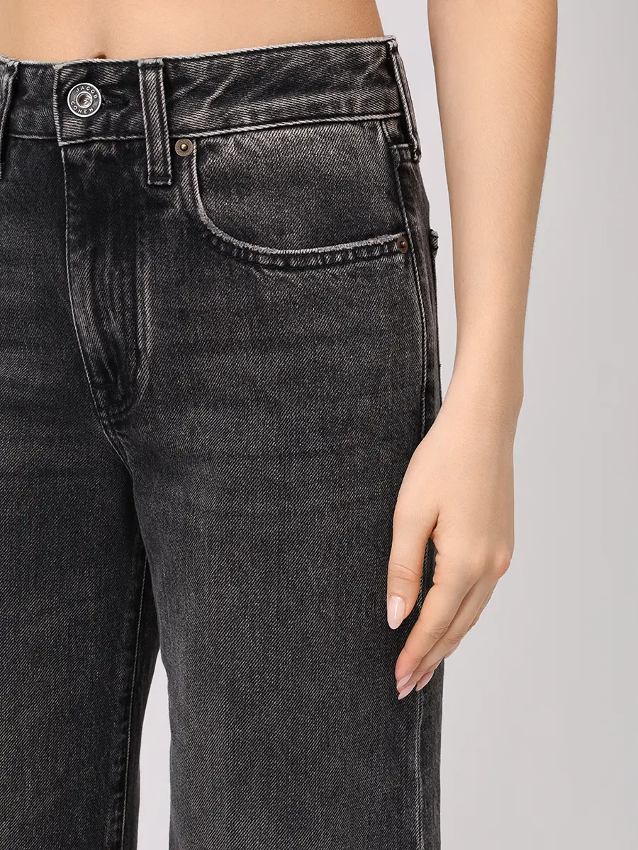 Джинсы-клеш хлопковые JACOB COHEN JDM_Q0013 001 T785A V1 600F Черный  Фото 5