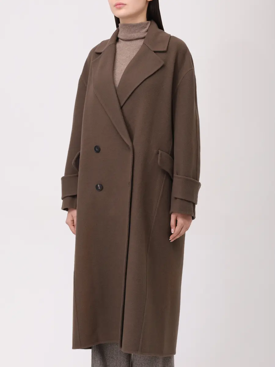 Пальто шерстяное ANTONELLI FIRENZE P7220-865C-240  Фото 4