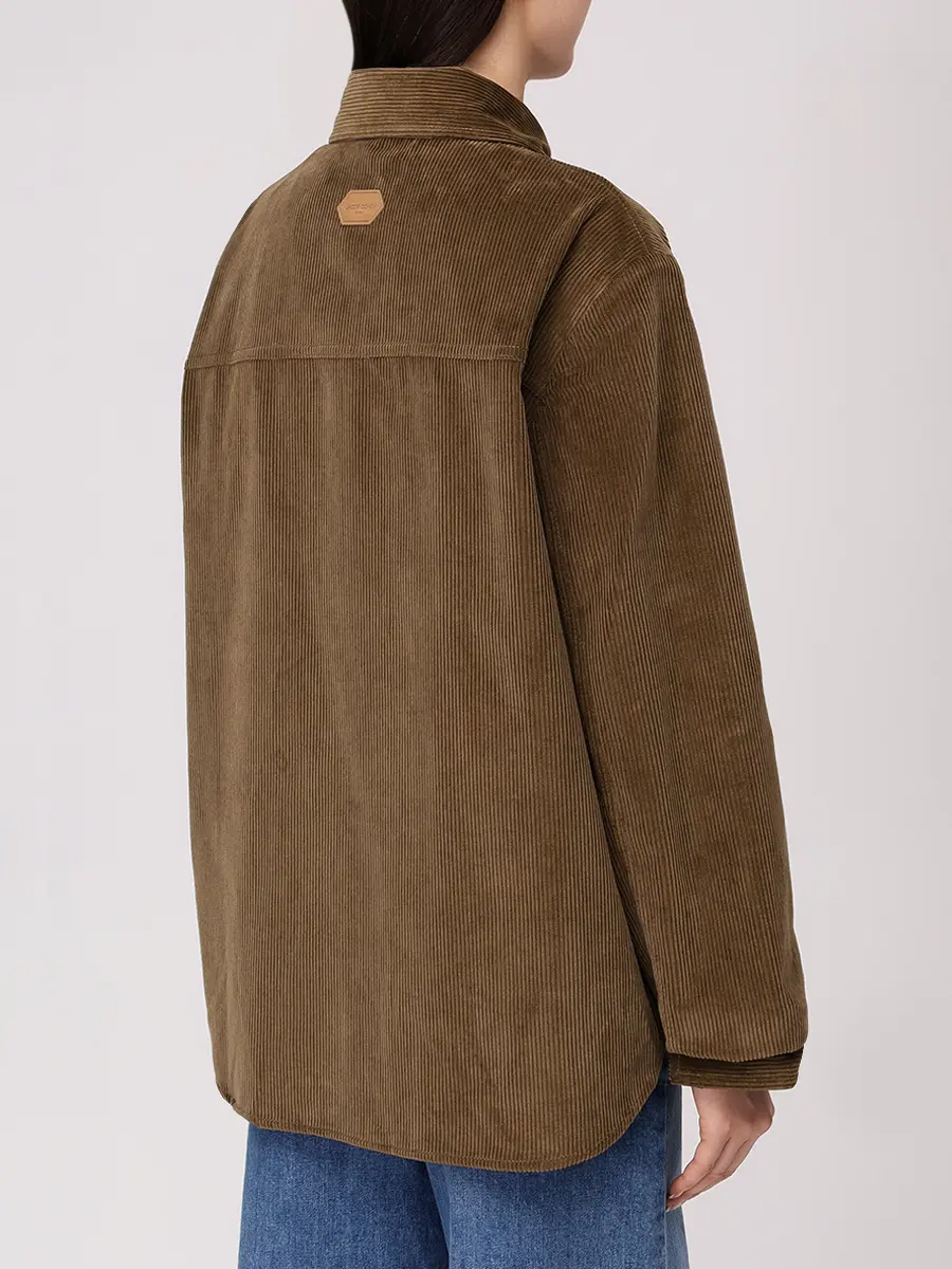 Рубашка вельветовая JACOB COHEN JDM_E0006 000 T816A RW Q24 Хаки  Фото 3