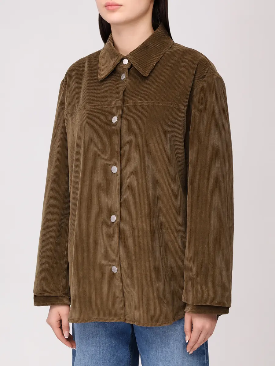 Рубашка вельветовая JACOB COHEN JDM_E0006 000 T816A RW Q24 Хаки  Фото 4