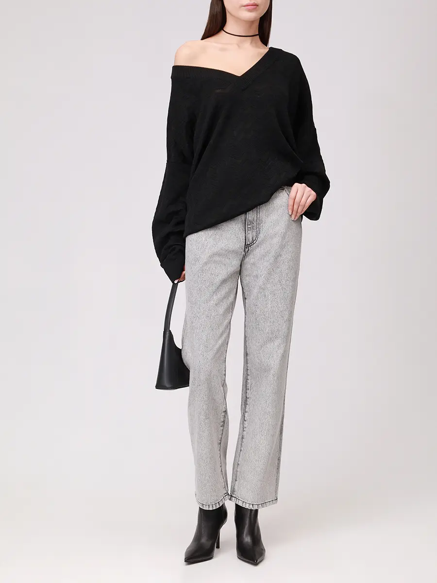 Джинсы хлопковые MISSONI DS25WI0N-BW00XX S01IH Серый  Фото 2