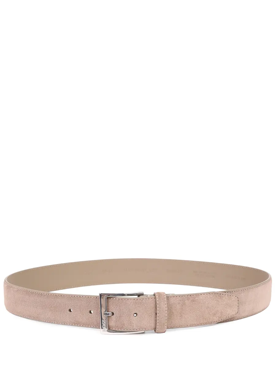 Ремень замшевый BOSS 50548344/261 Бежевый  Фото 2