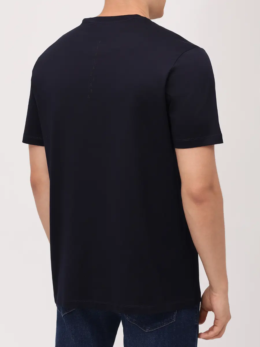 Футболка хлопковая PAUL & SHARK 15311622/050 Синий  Фото 3