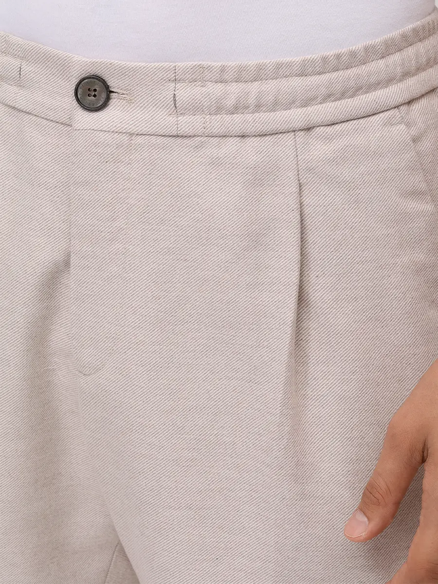 Брюки хлопковые PAUL & SHARK 15314032/629 Бежевый  Фото 5