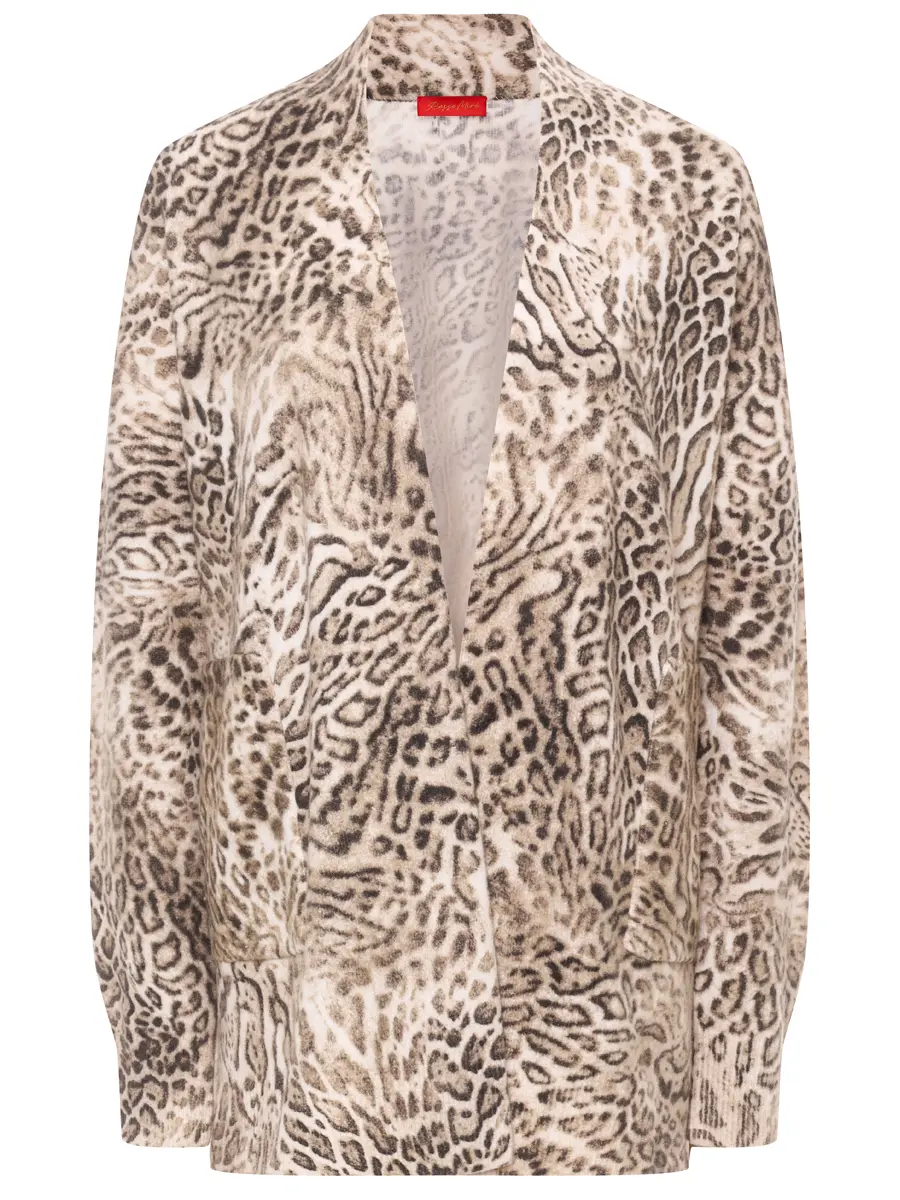 

Кардиган с принтом, Анималистичный принт, M500Z049NMS1