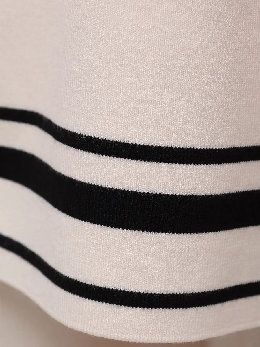 Джемпер из вискозы ELENA MIRO S735E010MMA2 Кремовый  Фото 6