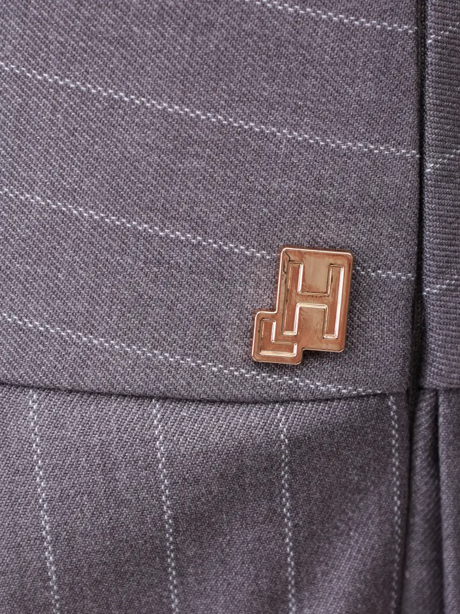 Юбка в полоску HINNOMINATE HMABW02250 Серый  Фото 6