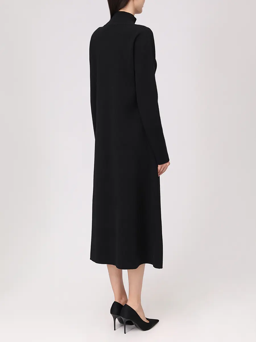 Платье шерстяное ANTONELLI FIRENZE P6150-01037-8000 Черный  Фото 3