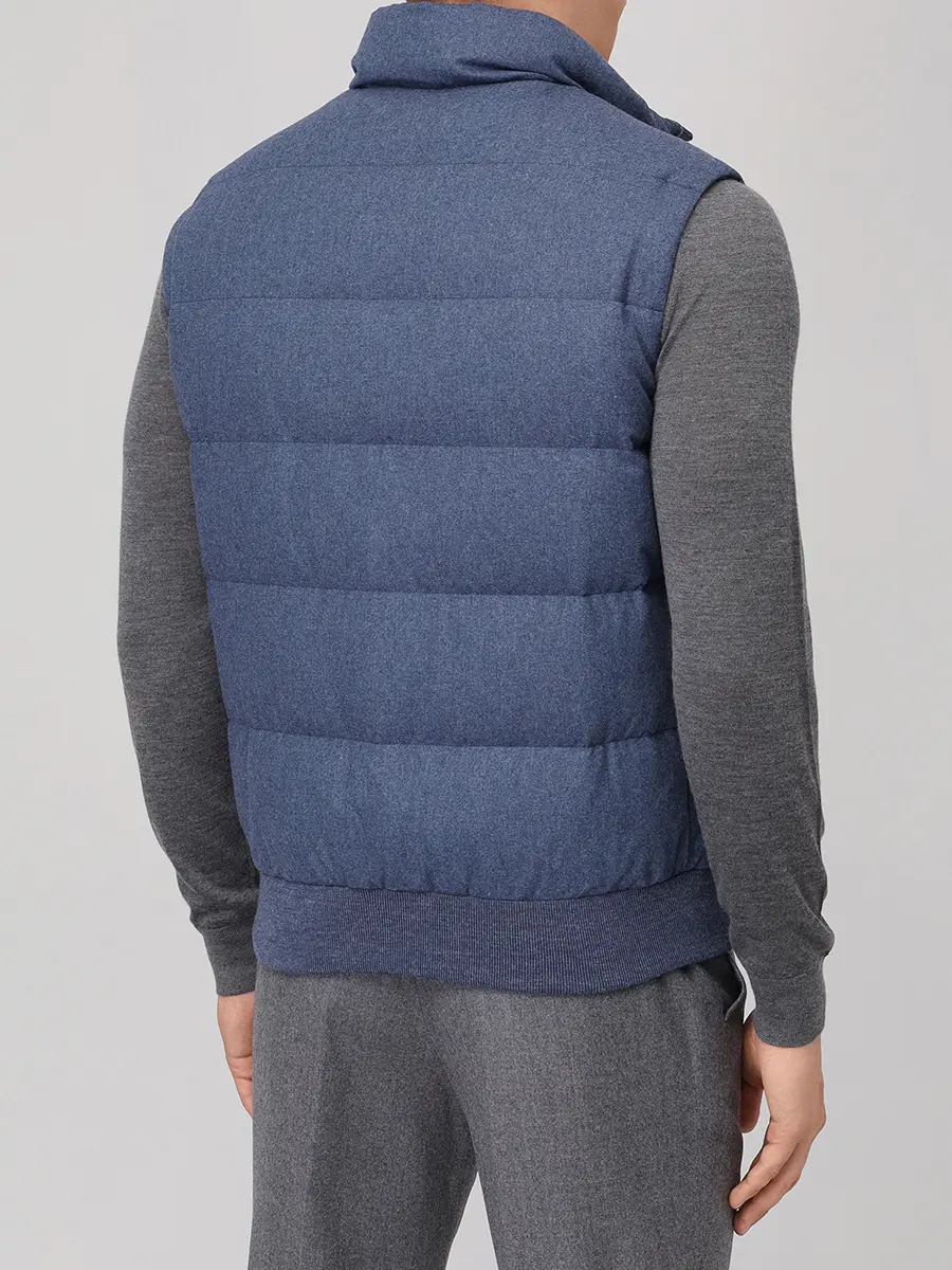 Жилет стеганый HETREGO 8P520 F 25W015 DEN ZACK Голубой  Фото 3