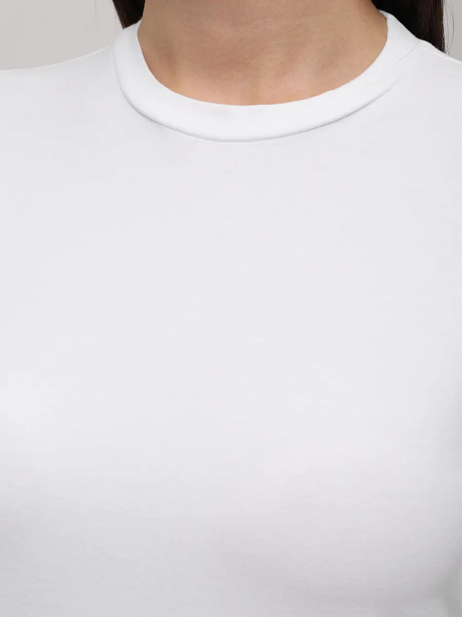 Футболка хлопковая CIRCOLO 1901 FD3709 OTTIC Белый  Фото 5