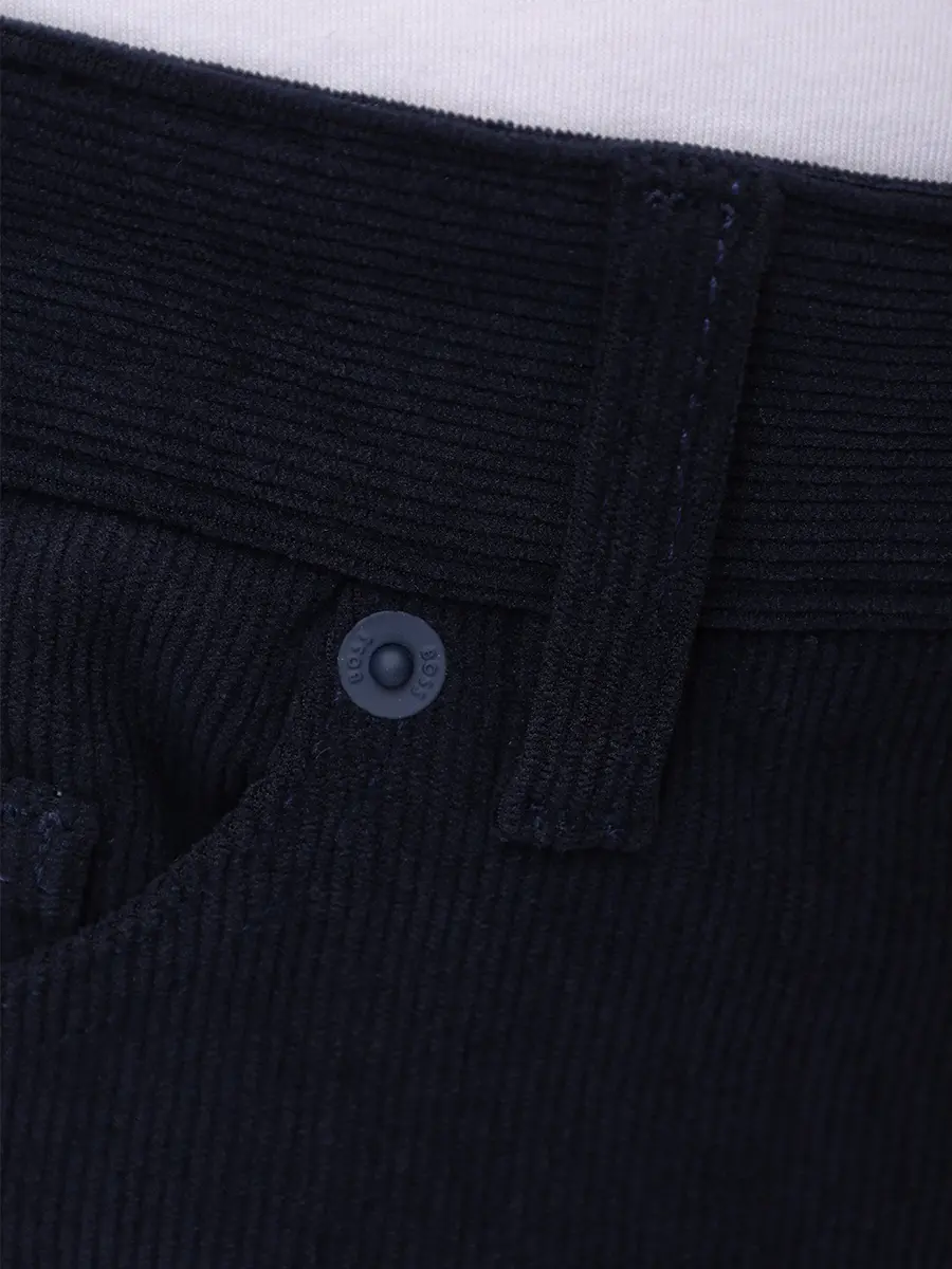 Брюки вельветовые BOSS 50551410/404 Синий  Фото 6