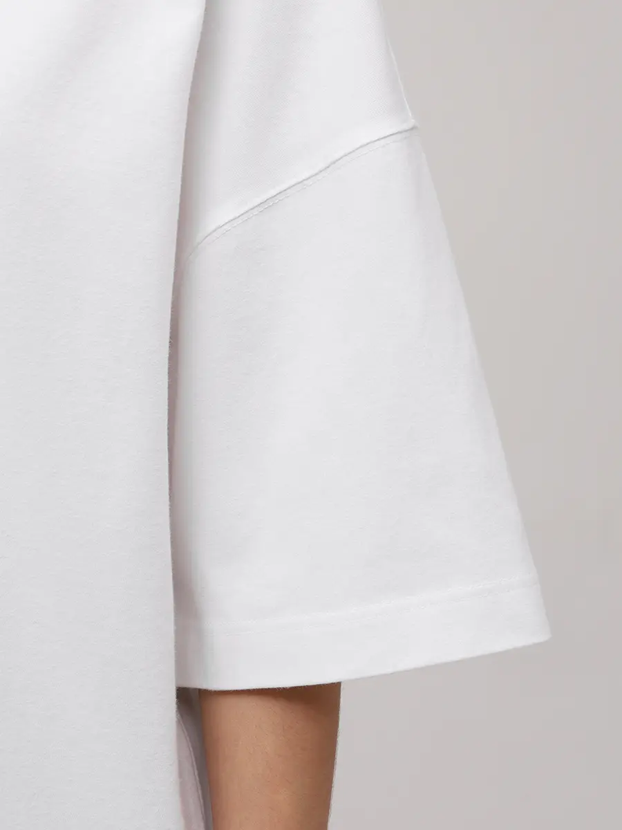 Футболка хлопковая CIRCOLO 1901 FD3712 OTTIC Белый  Фото 5