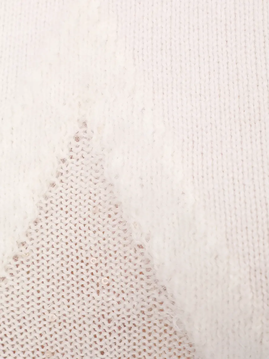 Джемпер из шерсти и ангоры LORENA ANTONIAZZI I25125GM09A_2472 2150 Белый  Фото 5