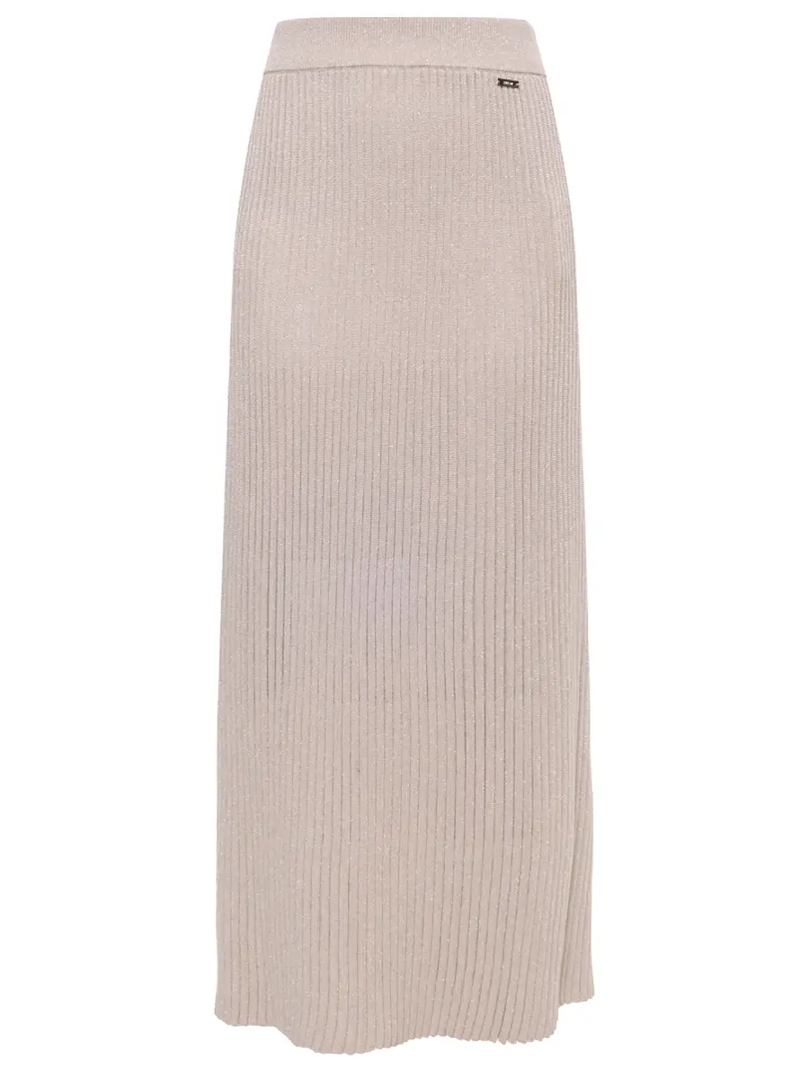 Юбка однотонная KITON D5872502006 Бежевый 