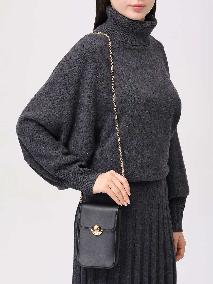 Сумка кожаная Sfera FURLA WE00802-BX3104-O6000 Черный  Фото 2