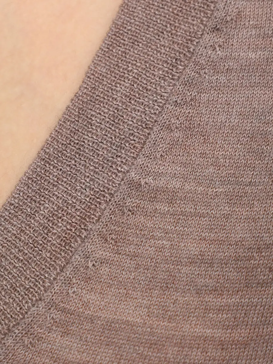 Пуловер кашемировый Julio LOULOU DE SAISON JULIO Бежевый  Фото 6