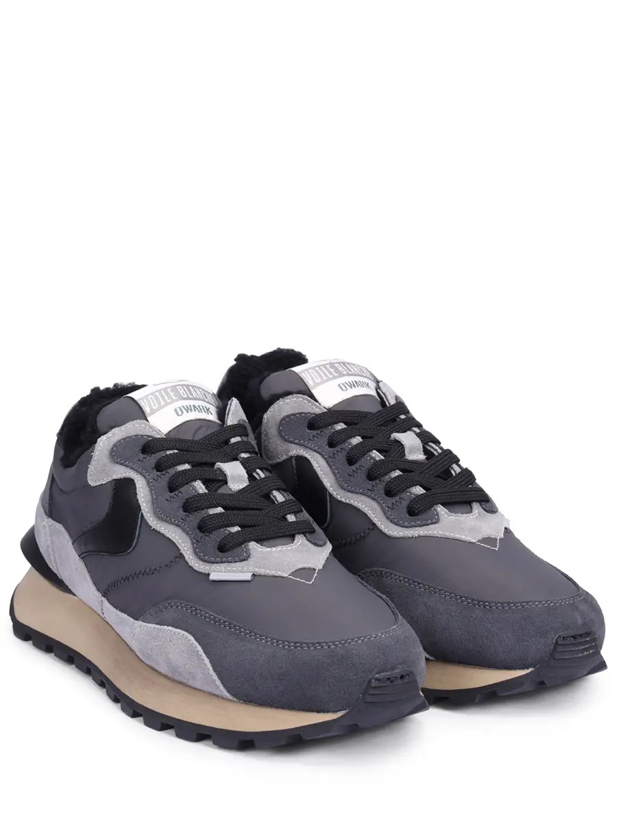 Кроссовки комбинированные на меху VOILE BLANCHE 001 2017974 11 1B03 Серый  Фото 2