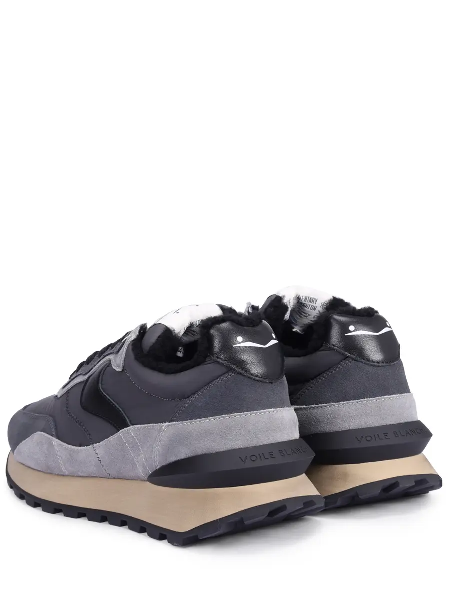 Кроссовки комбинированные на меху VOILE BLANCHE 001 2017974 11 1B03 Серый  Фото 4
