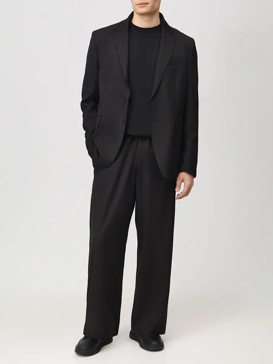 Пиджак однотонный HINNOMINATE HMABM01462 Черный  Фото 2