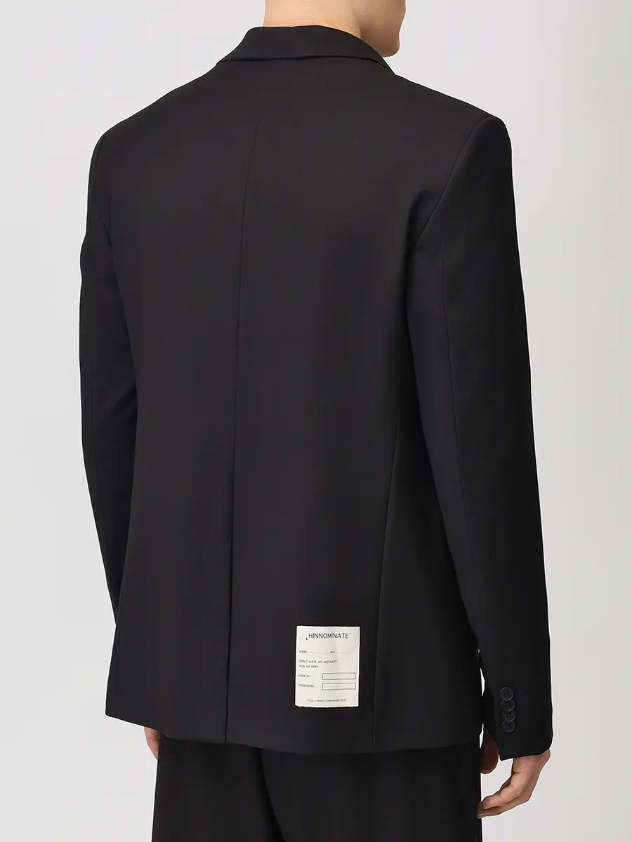 Пиджак однотонный HINNOMINATE HMABM01462 Черный  Фото 3