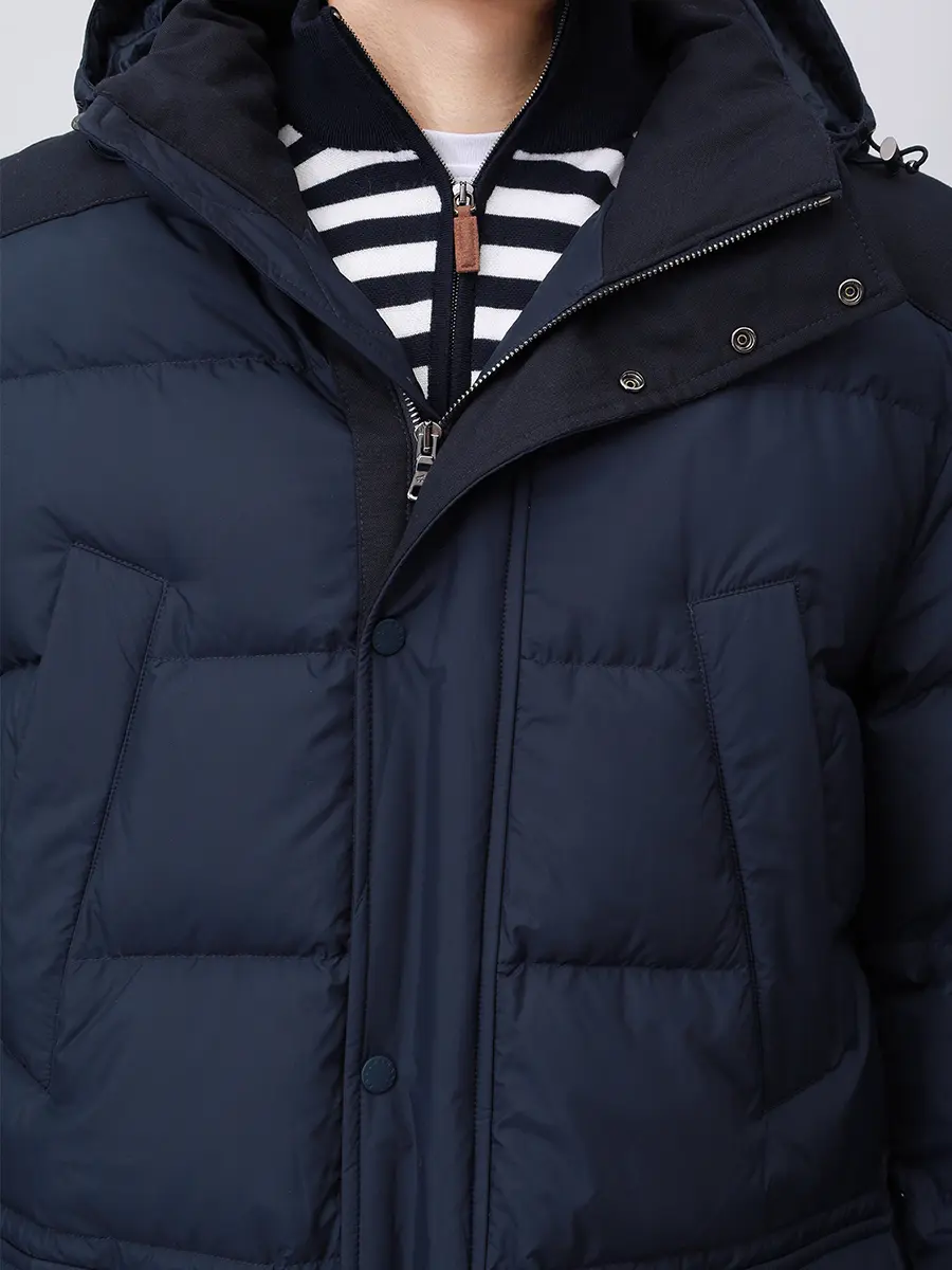 Пуховик стеганый PAUL & SHARK 14312592/013 Синий  Фото 5