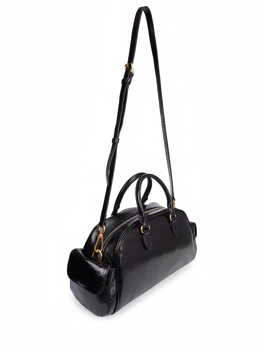 Сумка кожаная LANCASTER 577-33-NOIR Черный  Фото 3