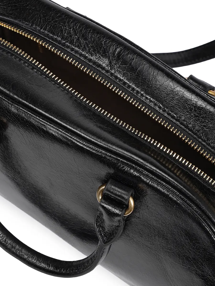 Сумка кожаная LANCASTER 577-33-NOIR Черный  Фото 4